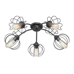 Потолочная люстра Vitaluce V4551-1/5PL VITALUCE ДИЗАЙНЕРСКИЕ 328293 Черный