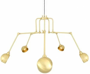 Mullan Lighting Регулируемая люстра из латуни  Mlf236