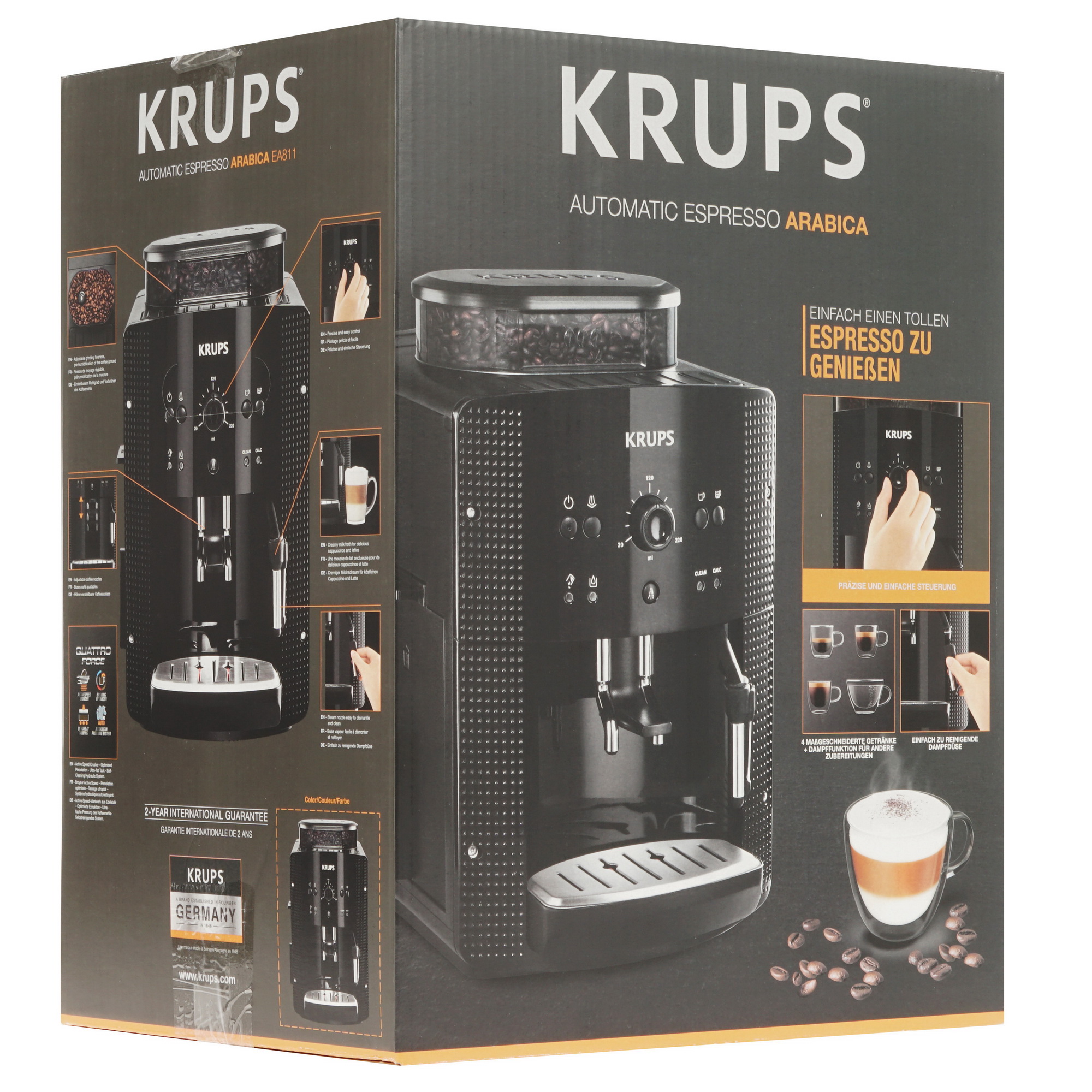 5430286 Кофемашина автоматическая Krups Essential EA810870 черный STDN-0021967 - Вид №8