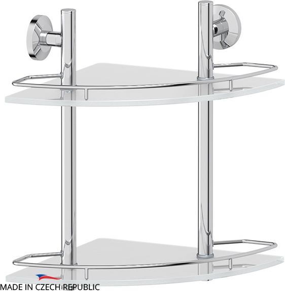 STA 072 Полка угловая 2-х ярусная 28 cm FBS Standard