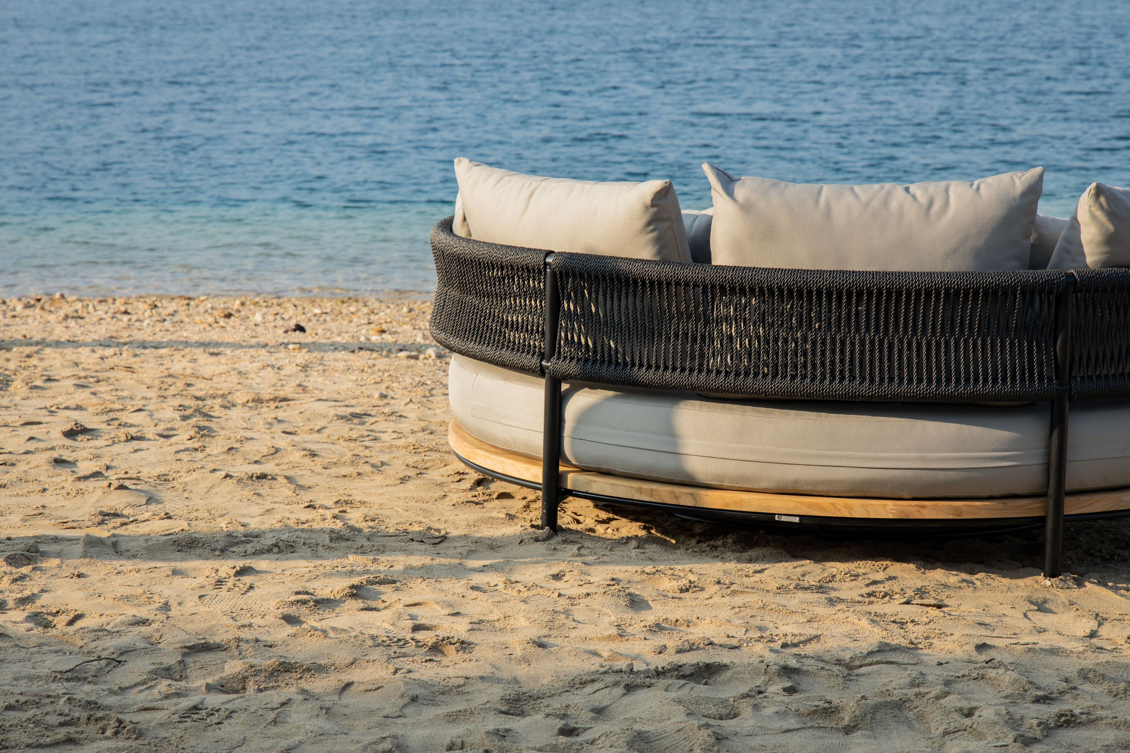 Ткань круглая Садовая кровать с солнцезащитным козырьком cbdesign круглый ARCH-00084466 - Вид №19