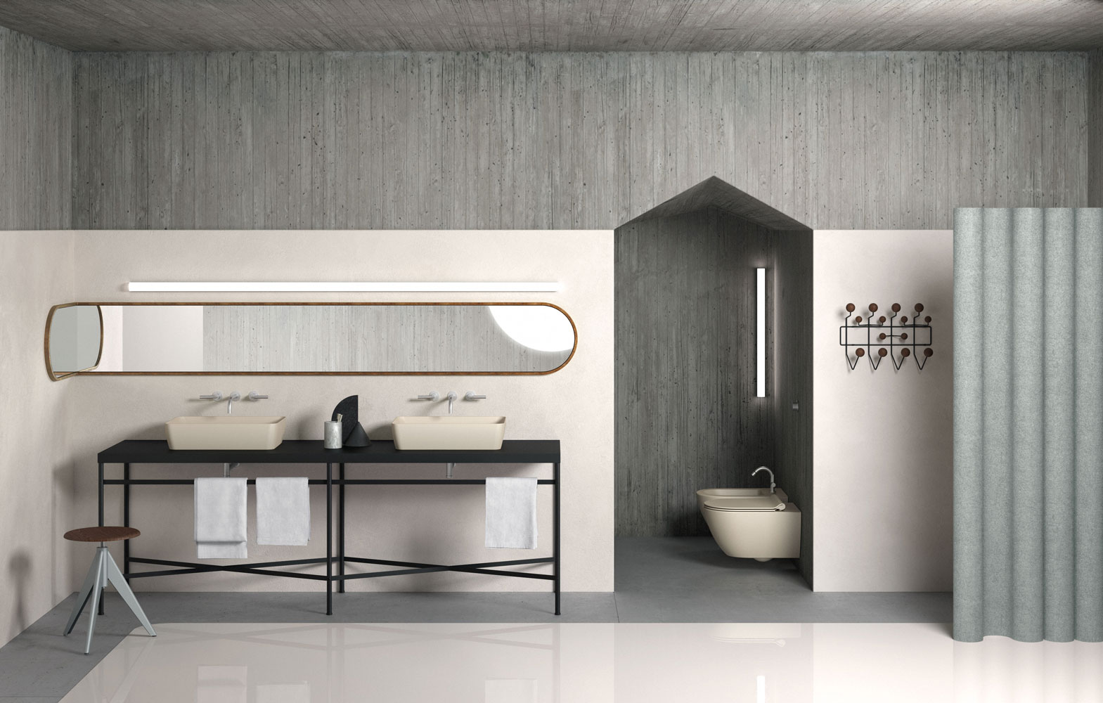 903608 Накладная раковина на столешницу  овальная GSI ceramica  - Вид №3