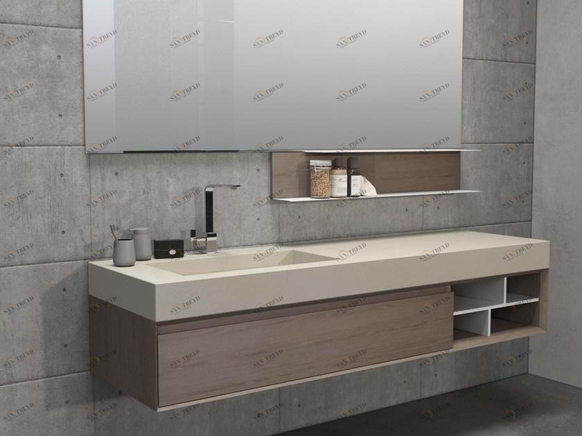 Mobiltesino Тумба под умывальник из вяза подвесная Luxor 2.0 sun-id-1395339