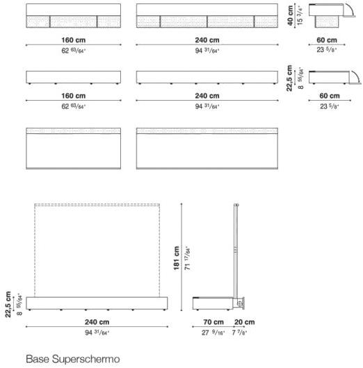 ACERBIS Низкая тумба под ТВ с откидными дверцами New concepts sun-id-1470966 - Вид №9
