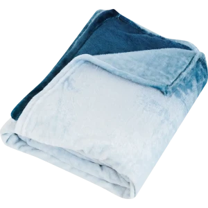 Плед Slowy 200x220 см фланель цвет бирюзовый 84606640 STLM-2145295