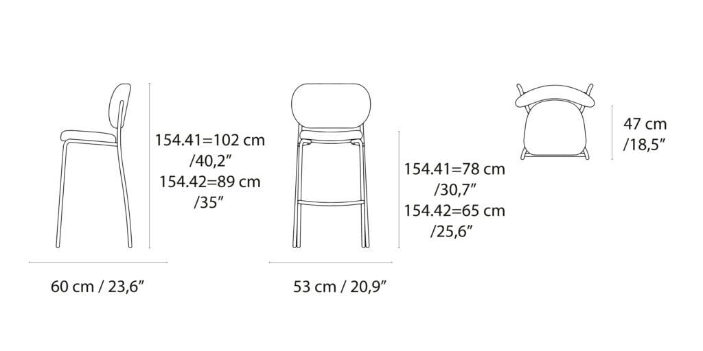 Тканевый стул Tonon Eli ARCH-00072944 - Вид №3