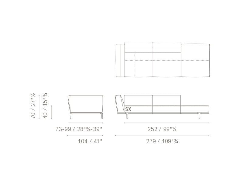 Ткань диван Poltrona Frau коллекция-диваны и кресла ARCH-00009449 - Вид №25