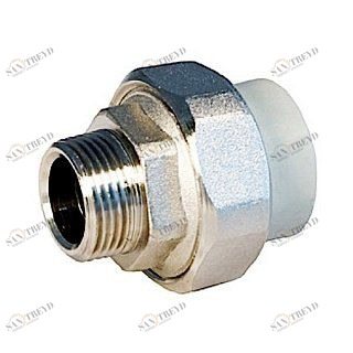 Муфта разъемная KALDE D90х3" НР белая 3252TUM903000