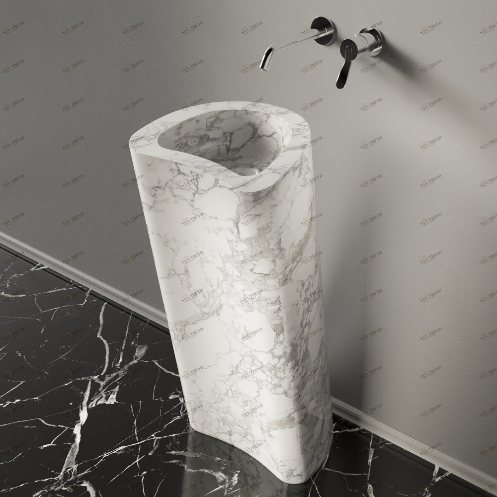 ACER0732MARMO Напольная раковина стоящая овальная Agape 