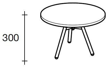 Sesta Круглый журнальный столик на контракт Blog Bg-213 - Вид №3