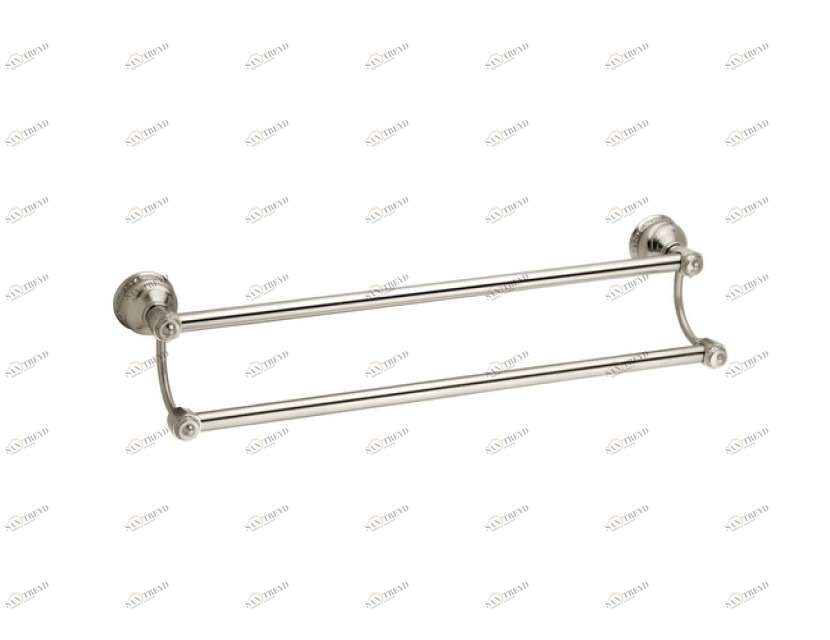 041079.000.01 Вешалка для полотенец двойной 600мм Золото 24К Mestre Austral