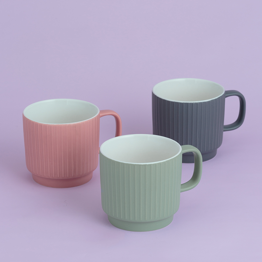 Чашка Embossed серая 355 мл Mason Cash 2002102 - Вид №1