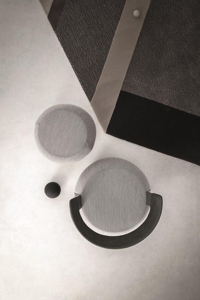 ZANETTE Мягкое кресло из кожи и ткани Barrique sun-id-1423113 - Вид №3