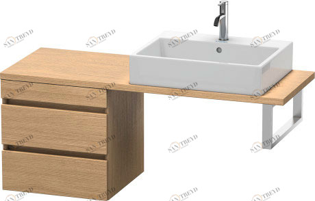 DS532705252 Шкафчик для компактной консоли DuraStyle #DS5327 500 x 478 мм Европейский дуб, декор Duravit