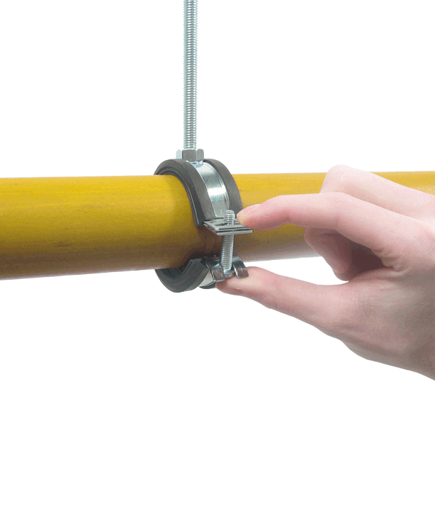 3373018 BISMAT® Flash Хомуты с вкладышем epdm (M8, M8/10) для всех видов труб walraven  - Вид №2