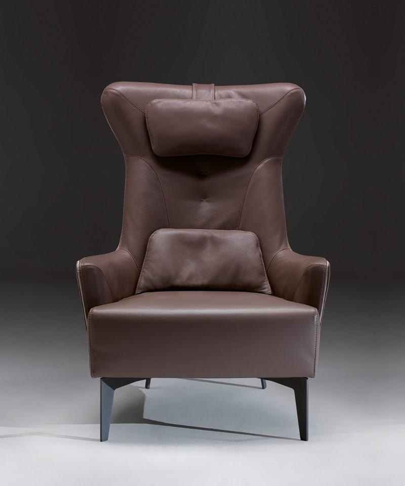 Кожаное кресло bergère Borzalino MIA ARCH-00108030 - Вид №8