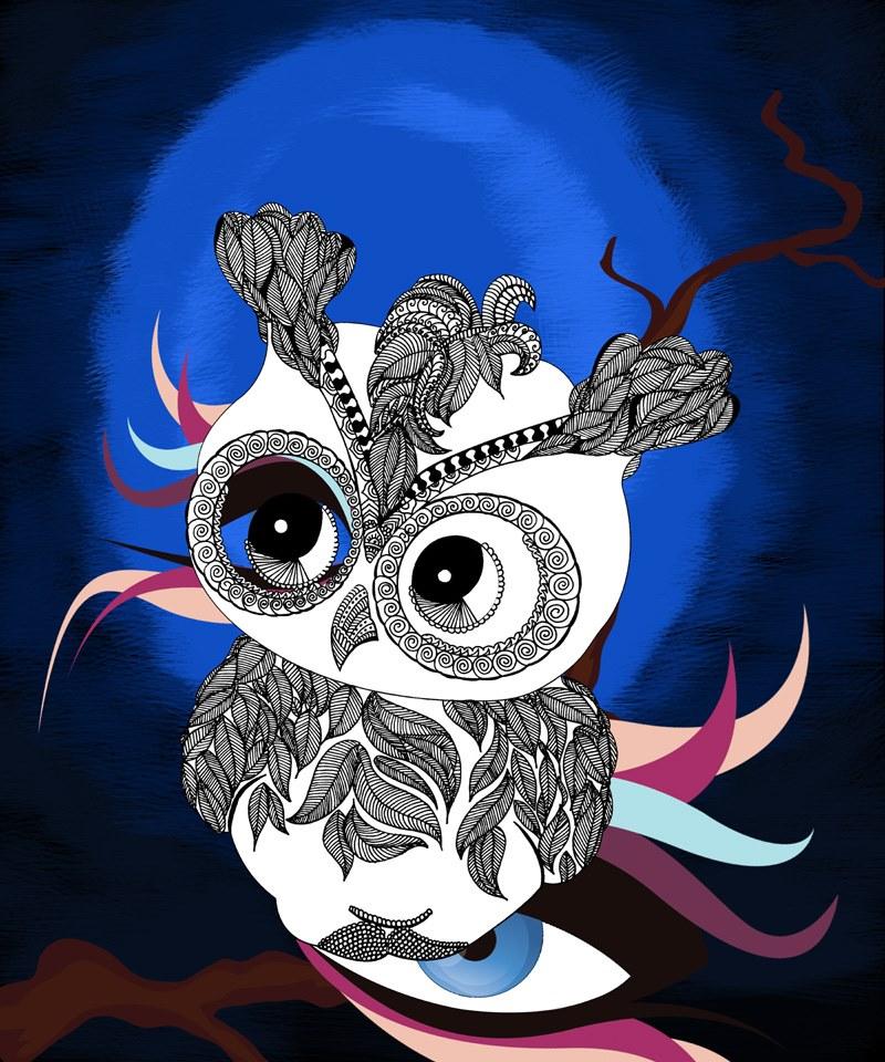 MOMENTI Авторский художественный принт Crazy home paintings Ah-009 - Вид №1