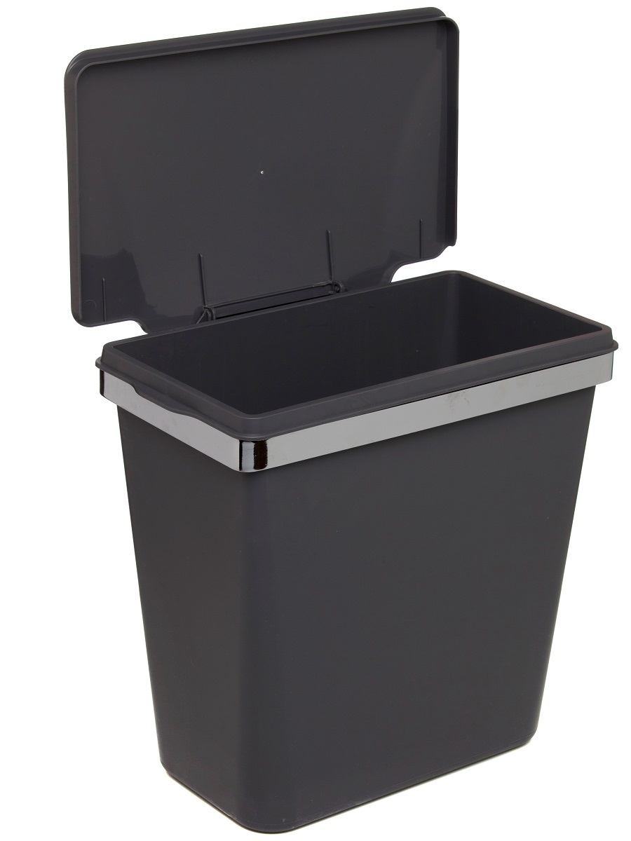 Контейнер для мусора на дверцу Zeta 11 Anthracite NAVAKO 10030 - Вид №1