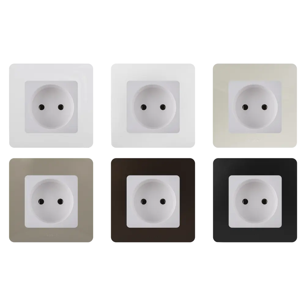 Розетка Legrand Etika без заземления для скрытого монтажа 17353380 STLM-1102860 - Вид №1