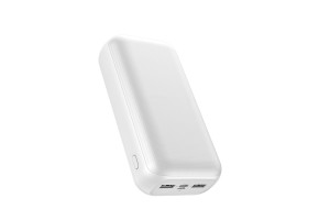 16167137 Внешний аккумулятор G55-C Powerbank 30000 mah Micro USB выход Type-C 2.1A USB 1 А 2.1A белый 30013669 GOLF