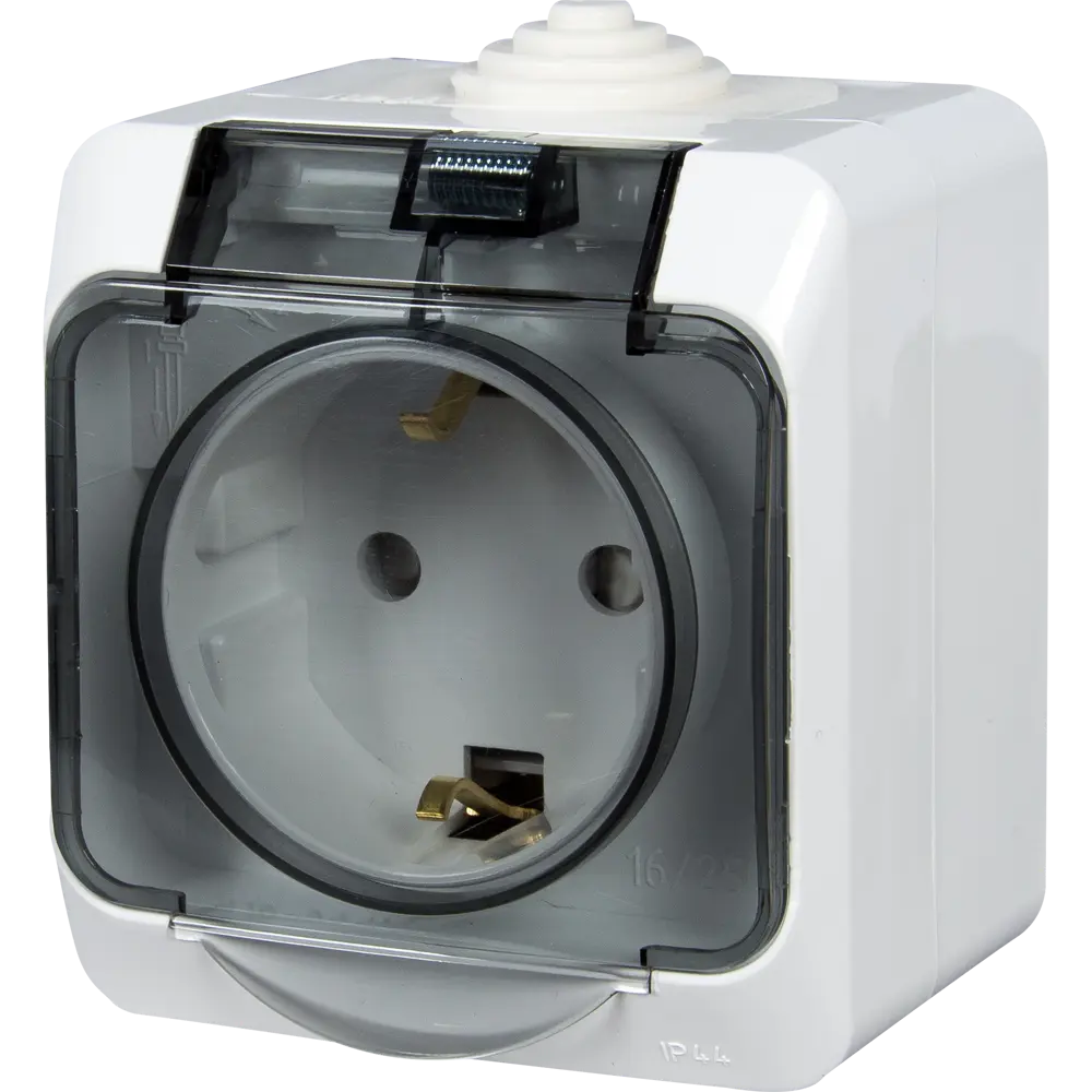 Розетка влагозащищенная SYSTEME ELECTRIC Этюд для кухни и ванной 12511078 STLM-1105620 - Вид №1