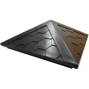 Колпак на столб полимерпесчаный 1.5 кирпич коричневый