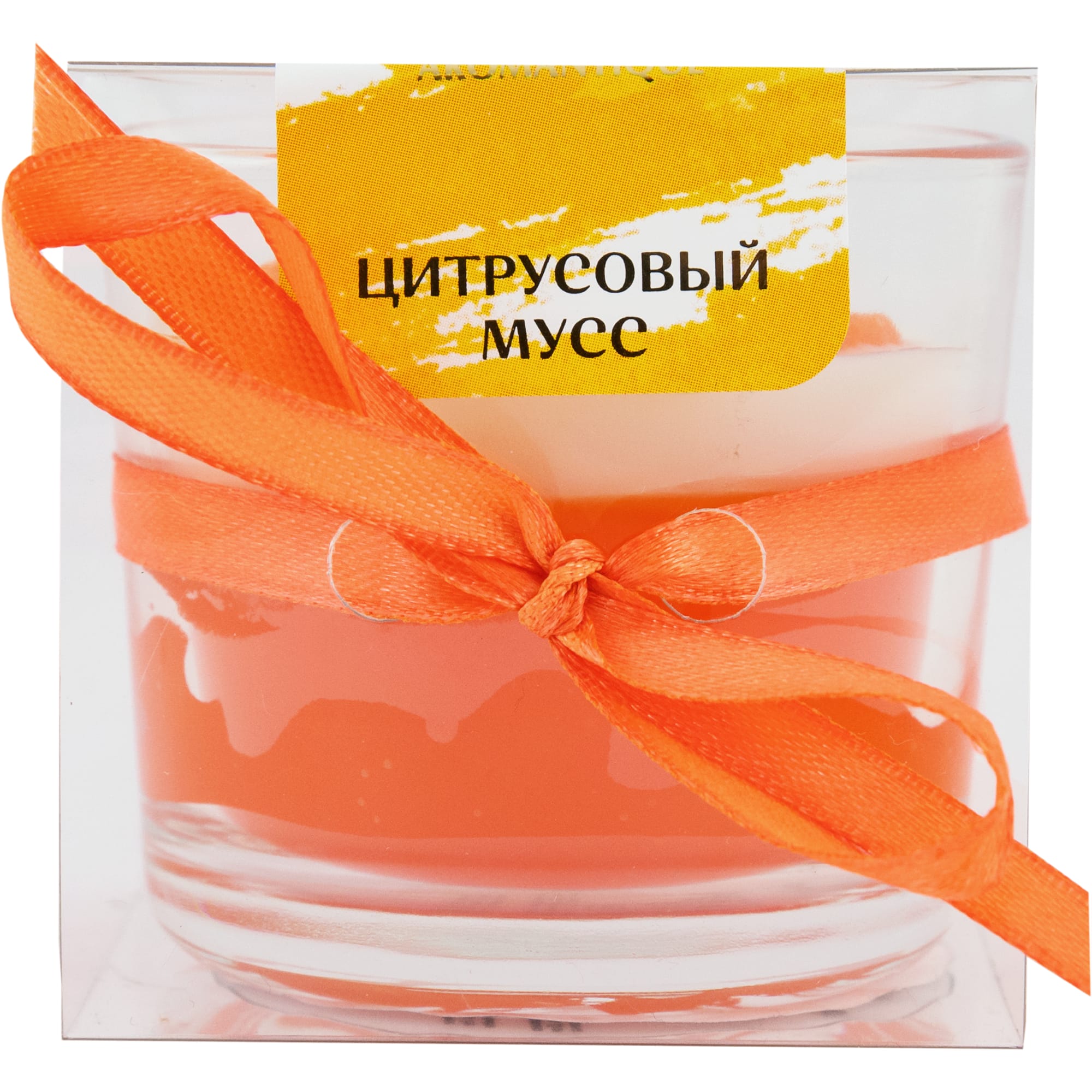 82619233 Свеча ароматическая «Цитрусовый мусс» 60 гр, цвет оранжевый Santreyd  - Вид №2