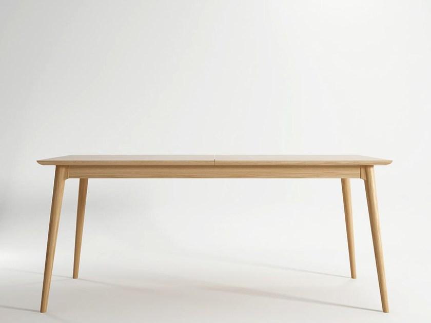 KARPENTER Раздвижной прямоугольный деревянный стол для гостиной Vintage sun-id-1461009 - Вид №2