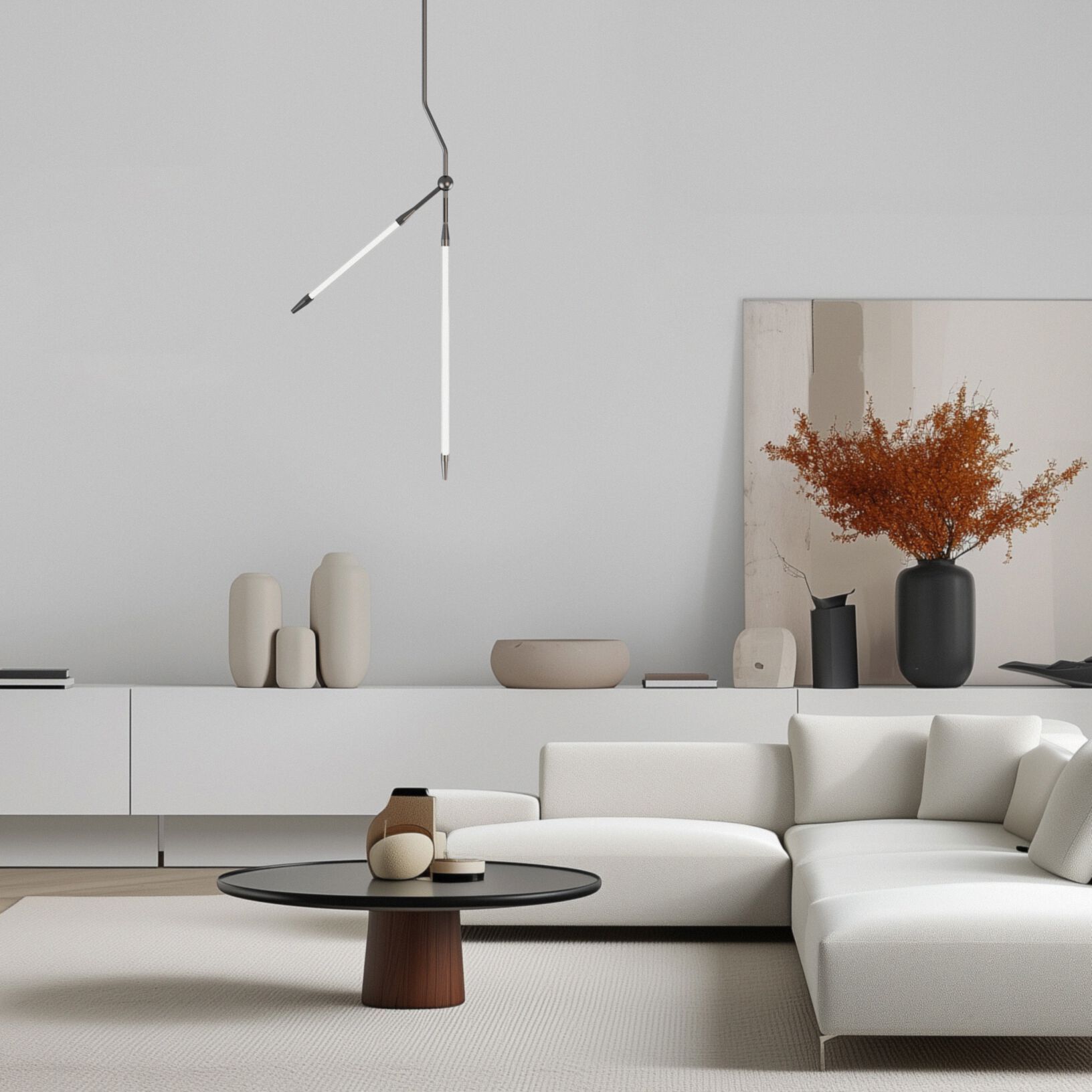 Стальной светодиодный подвесной светильник с диммером Intueri Light Javelin ARCH-00047050 - Вид №3