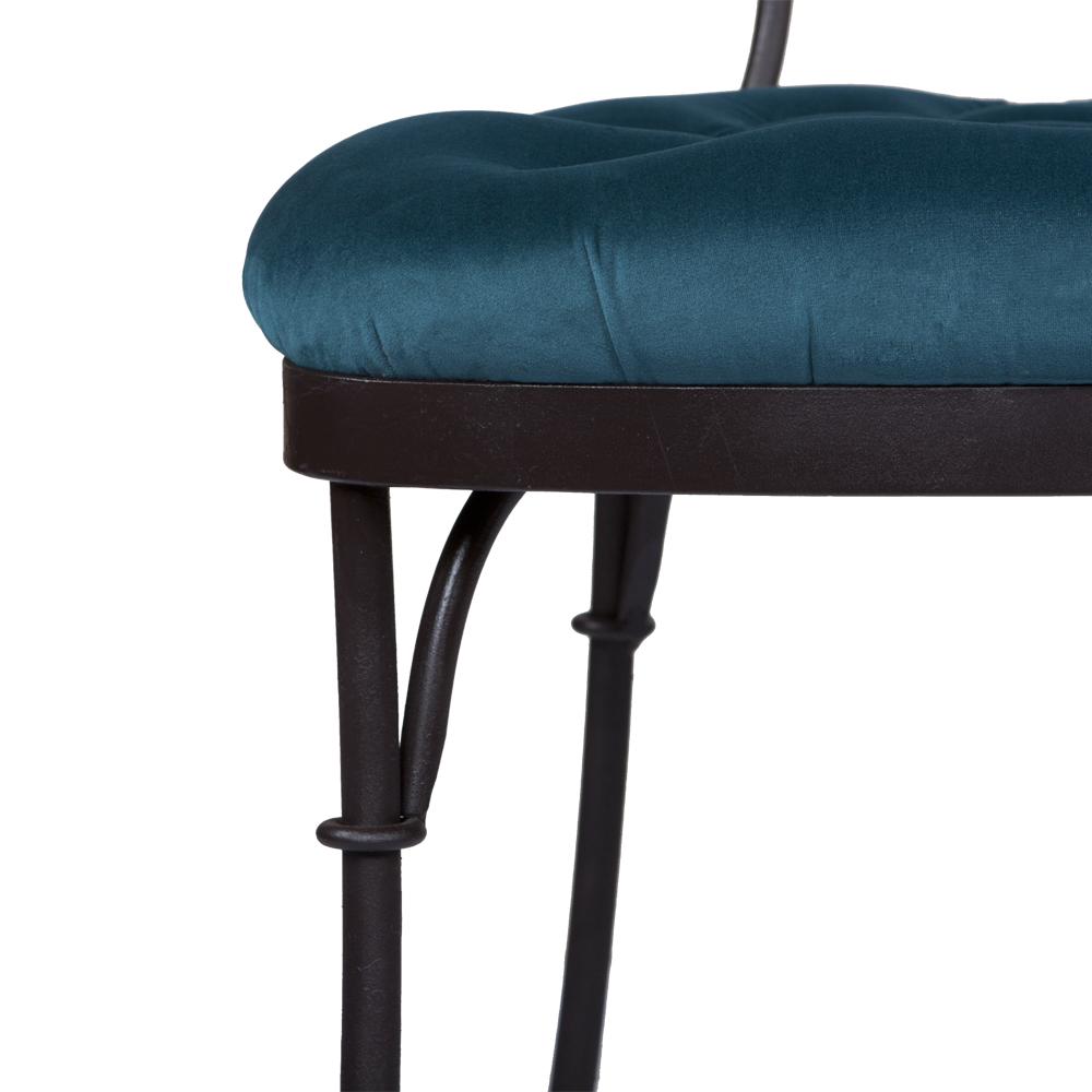 19015 Стул кованый Аделаида Шоколад Амбер Того Лазурь BOGACHO 4627138235621 - Вид №5