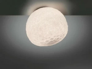 Artemide Галогенный потолочный светильник из дутого стекла Meteorite