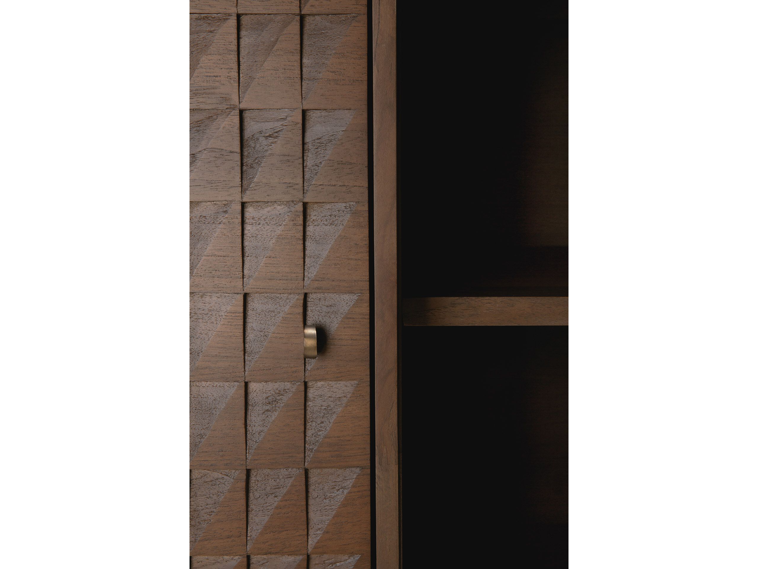 Шкаф из тикового дерева с 3 дверцами и 3 ящиками Ethnicraft Sono ARCH-00094411 - Вид №4