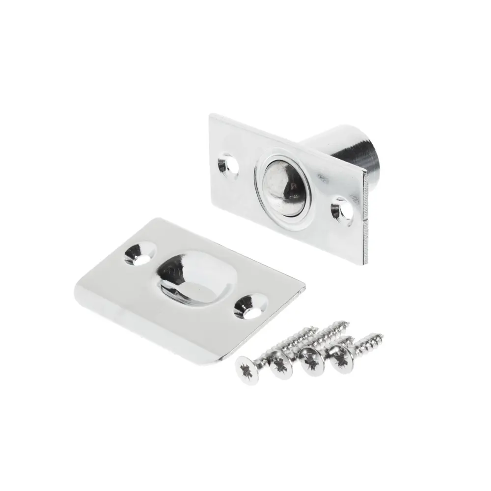 Шариковый фиксатор Apecs R-0001, 21х19 мм, сталь, цвет хром STLM-2001715 - Вид №1