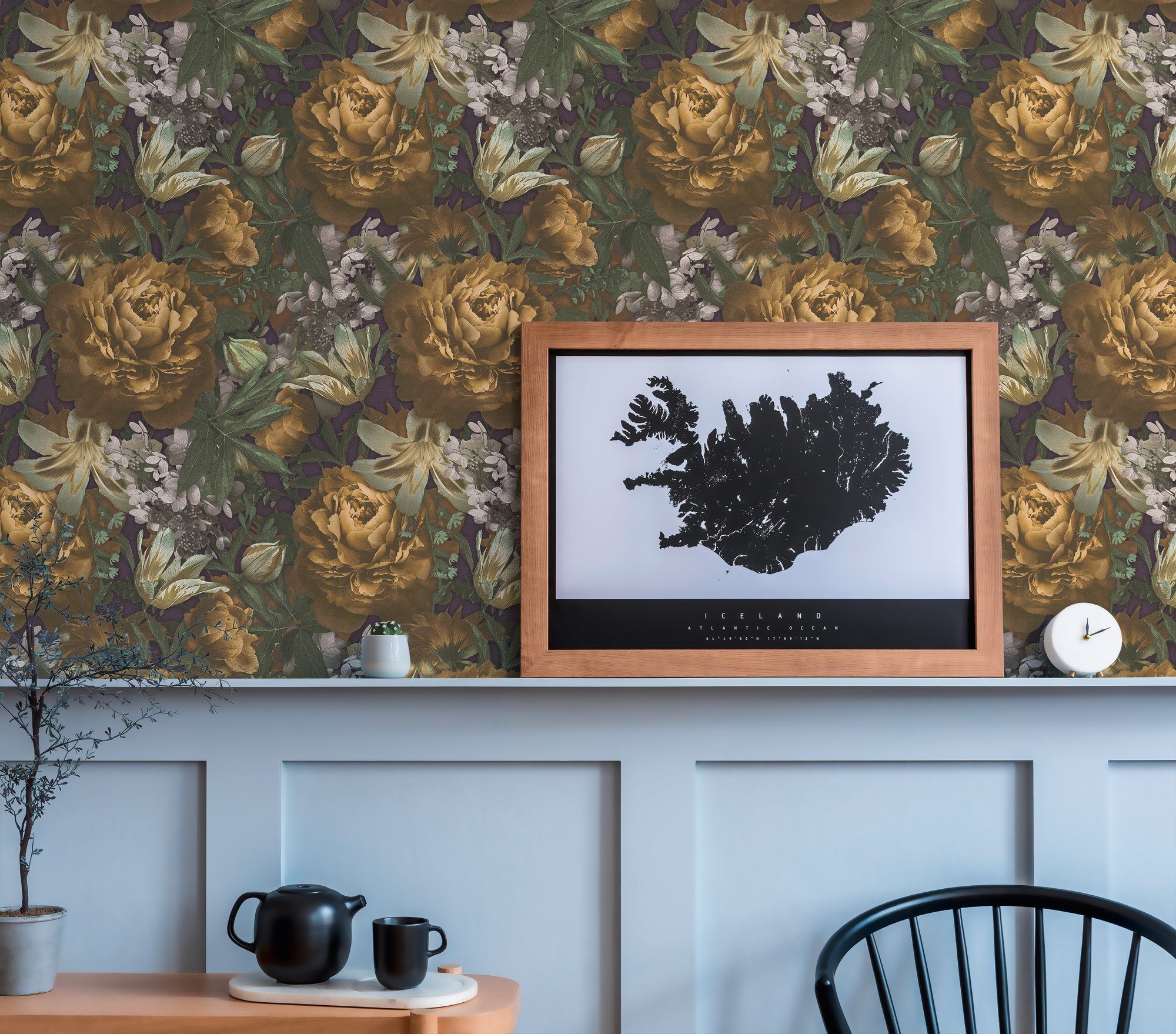 Атласные обои с цветочными узорами Architects Paper Pint Walls ARCH-00089008 - Вид №6