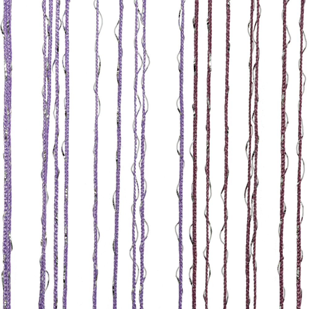 Штора нитяная Inspire «Шар», 300х280 см, цвет фиолетовый/серебристый STLM-2209873 - Вид №2