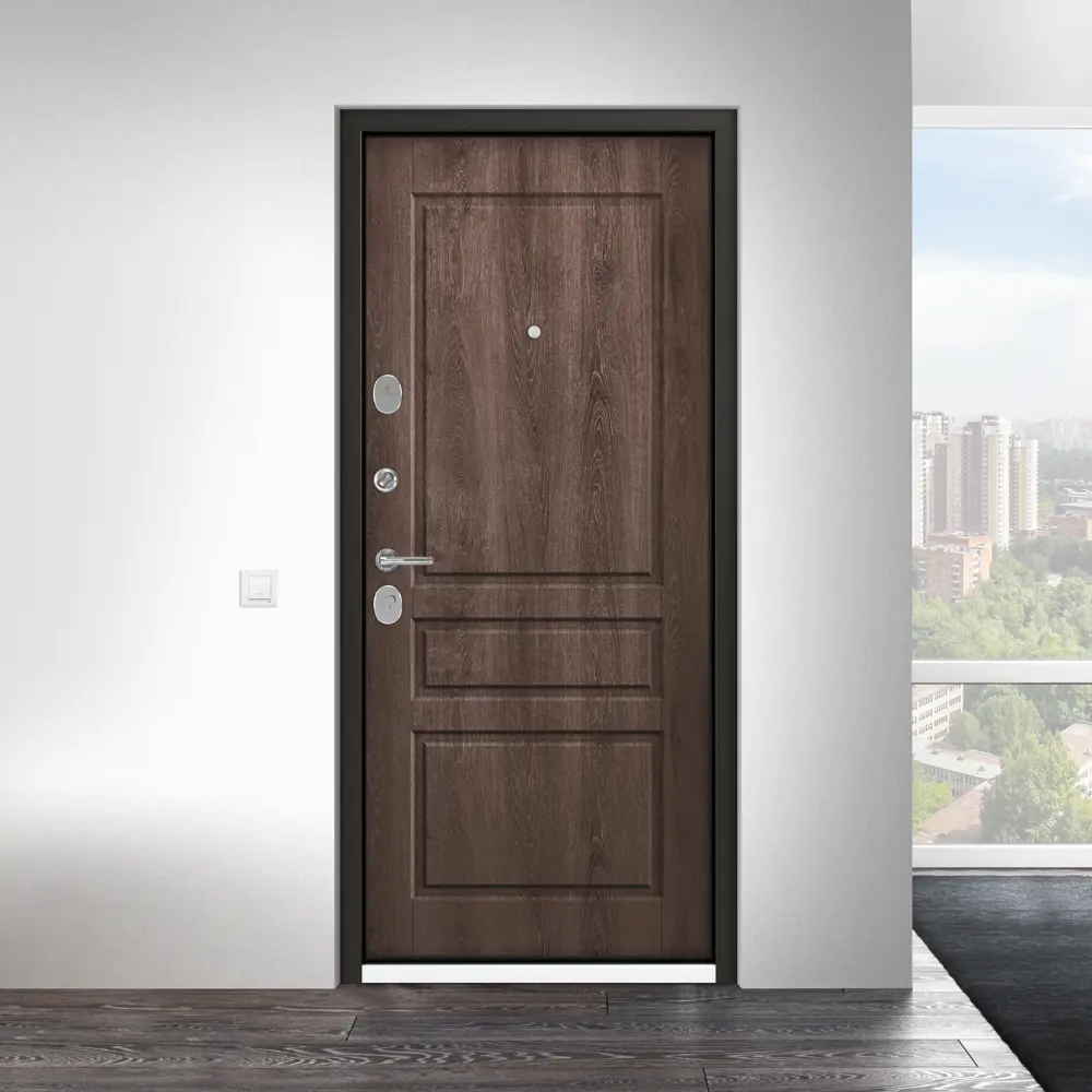 Дверь металлическая Контрол Мария, 880 мм, правая, цвет коричневый TOREX STLM-2184439 - Вид №15