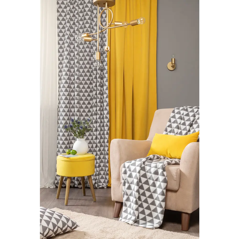 Штора на ленте Chamlang 200x280 см цвет жёлтый 82475036 STLM-2087486 INSPIRE  - Вид №4