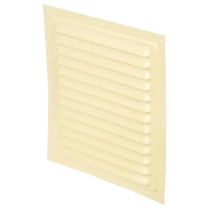 Решётка вентиляционная с сеткой Вентс МВМ 250 250х250 мм металл цвет бежевый