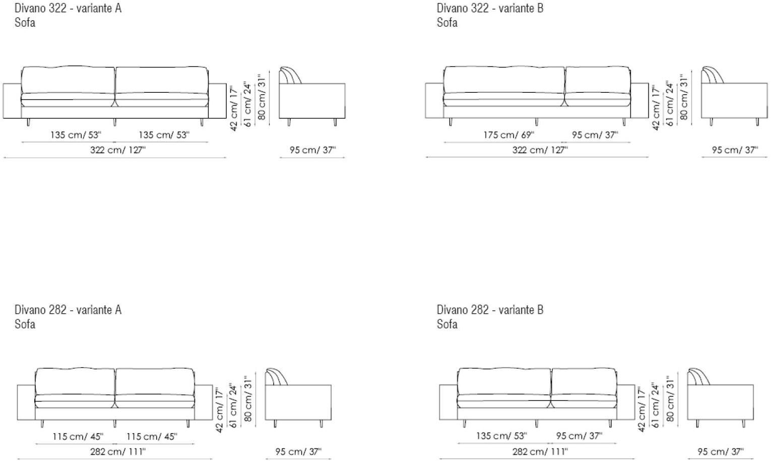 Bonaldo 3-х местный тканевый диван sun-id-1381959 - Вид №6