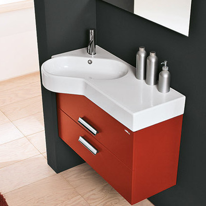 WALL 3 Комплект мебели cm 90 (p 35/50) Berloni Bagno 43297 - Вид №1