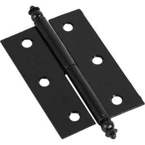 Петля мебельная карточная съёмная левая Amig 541 60x40 мм сталь цвет чёрный