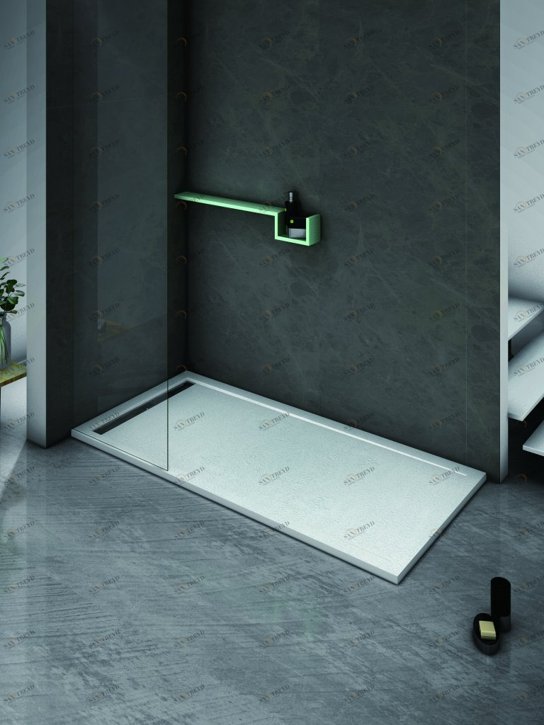 Поддон из искусственного мрамора CEZARES TRAY-AS-AH-120/80-30-W 