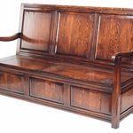 P626 Скамья с тремя панелями ijlbrown  - Вид №2