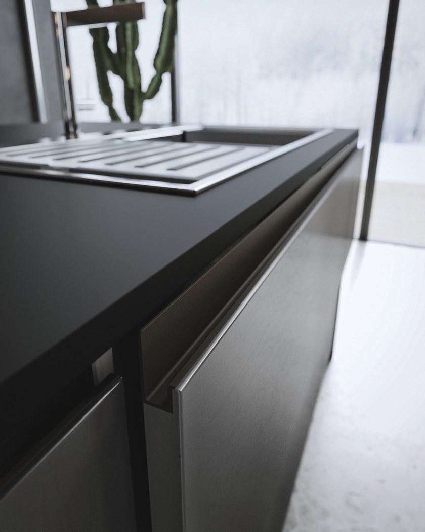 Alta Cucine Лакированная кухня с островом Sistema 22 sun-id-1378125 - Вид №4