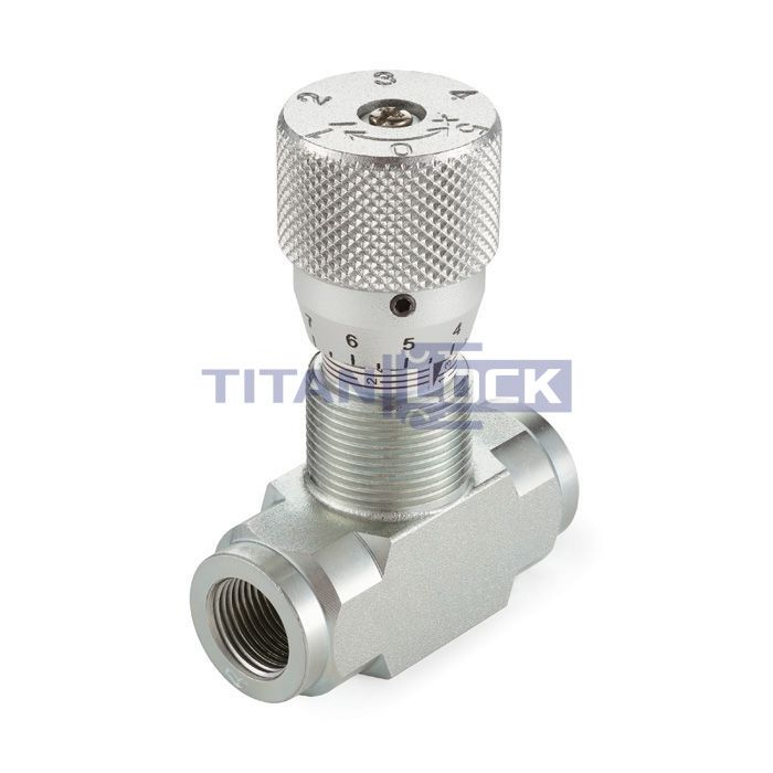 Гидравлический дроссель двунаправленный, 3/8", BP/BP, сталь, TL2WHT3/8FF TITAN LOCK  - Вид №1