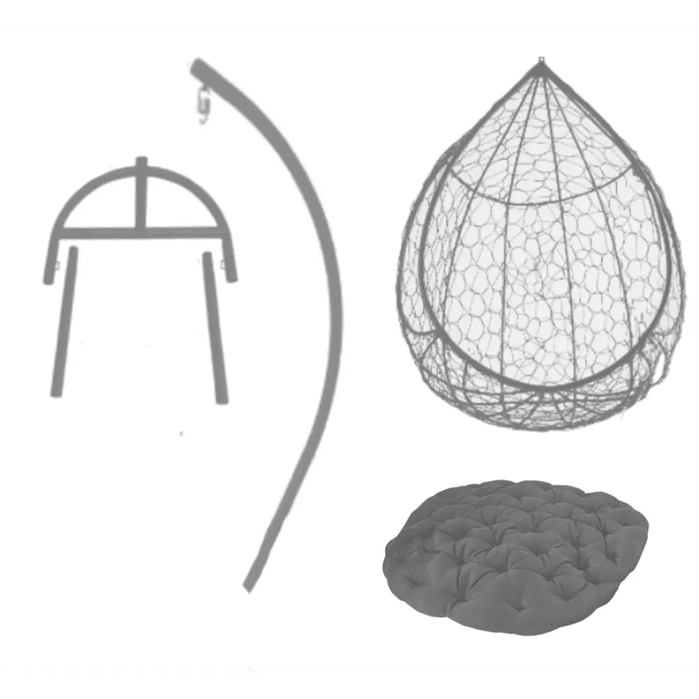 Santreyd Париж — подвесное кресло с опорой для дома и сада 82158994 STLM-0020781 - Вид №4