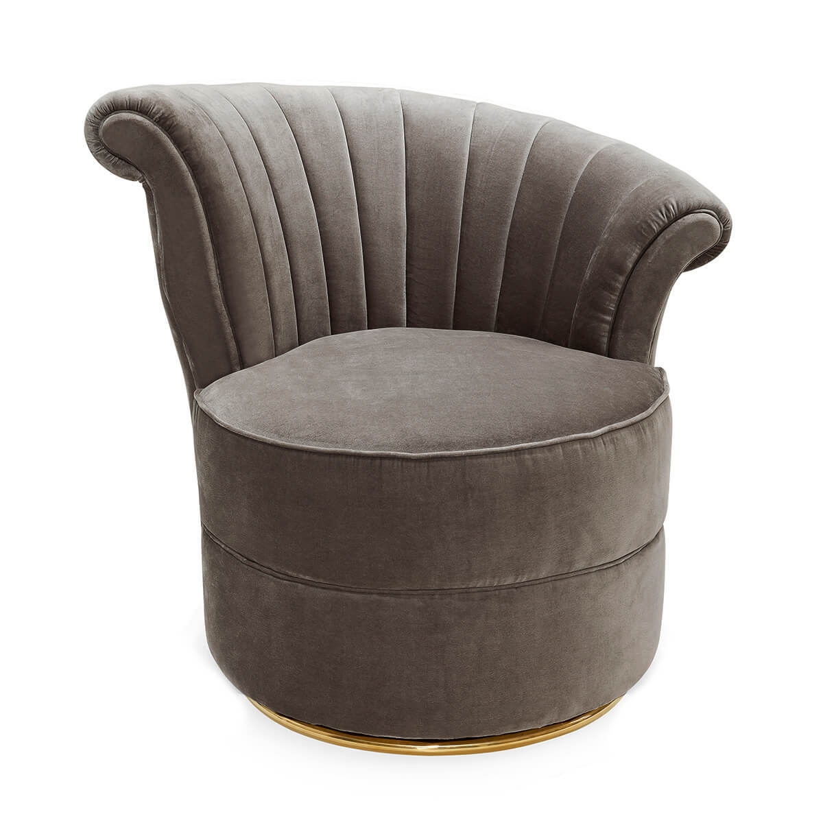 700397-80 ABHIKA КРЕСЛО FANIT VELVET BLUE  - Вид №4