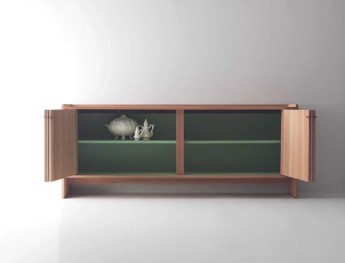 Шкаф из массива дерева с распашными дверями Lando NOVELLA ARCH-00143782 - Вид №1