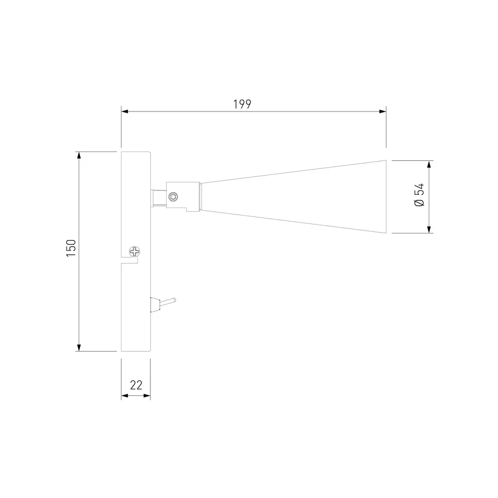 Спот-бра Elektrostandard Horn 1 лампа 1 м² цвет белый 89189550 STLM-2066062  - Вид №8