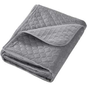 Покрывало Velvet 200x220 см полиэстер цвет серый 88035629 STLM-2132100